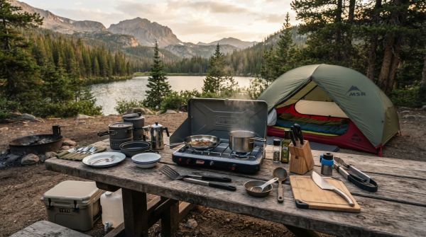 Comment choisir le bon matériel de cuisine pour un camping en plein air?